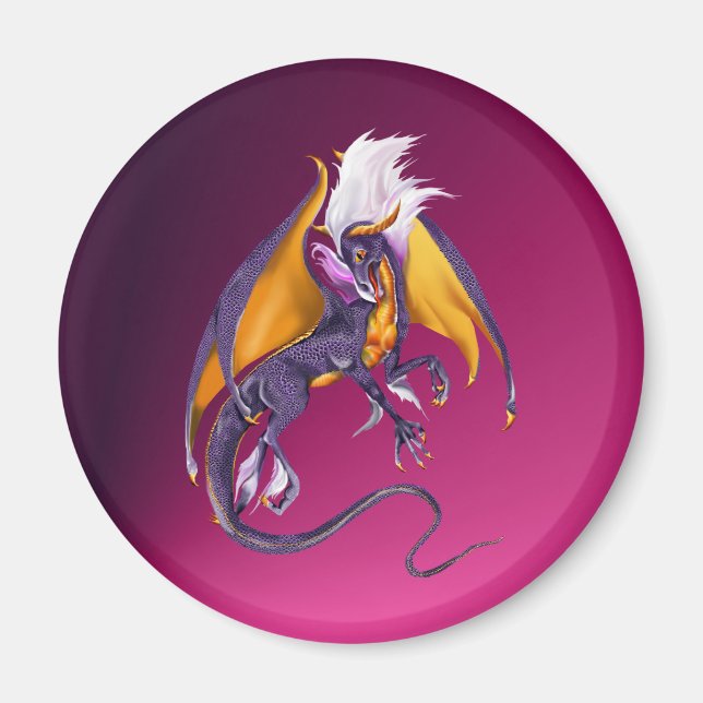 The Purple Dragon Magnet (Front)