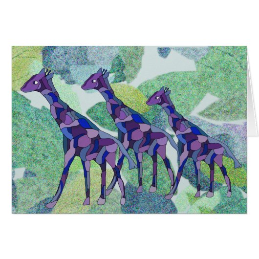 The Purple Giraffe Cards (Front Horizontal)