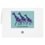 The Purple Giraffe Cards (Back Horizontal)