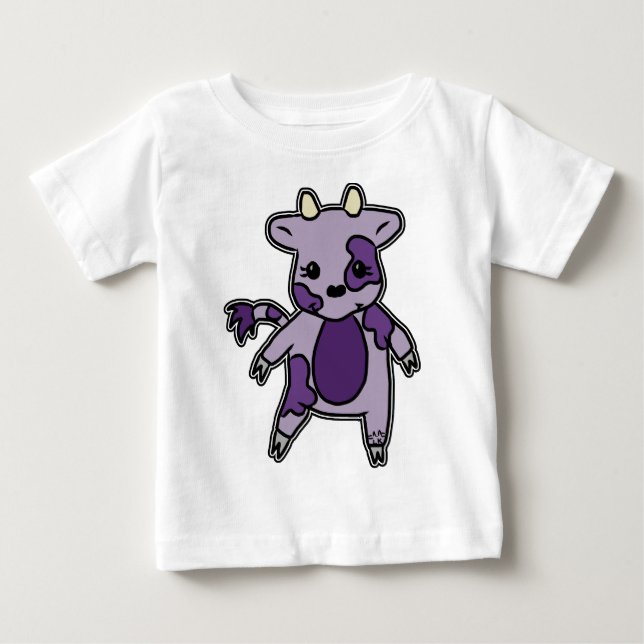 The Purple Moo Baby T-Shirt (Front)