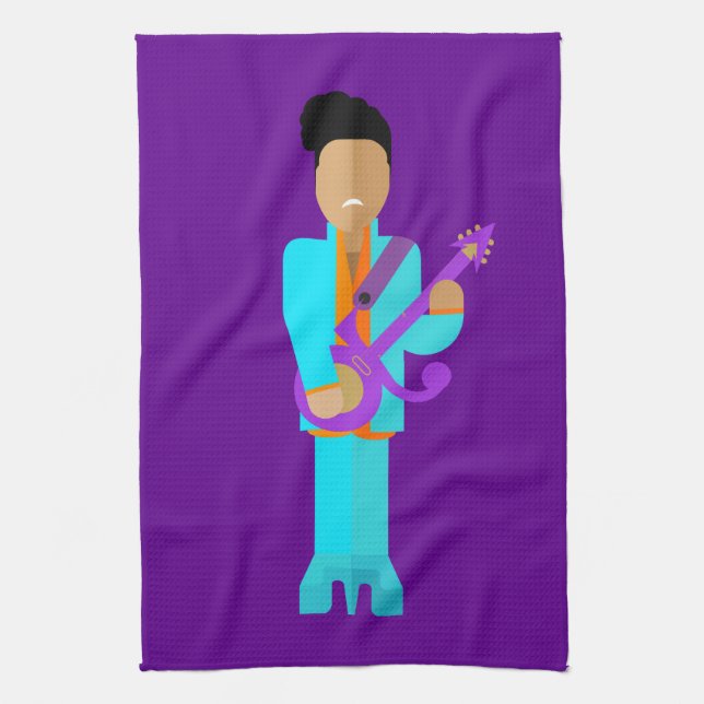 The Purple Pixie – Funk Legend Kitchen Towel (Vertical)