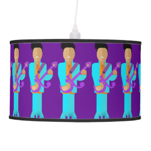 The Purple Pixie – Patterned Lamp Shade