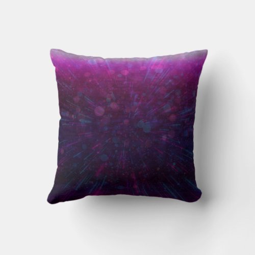 The Purple Rain Throw Pillow