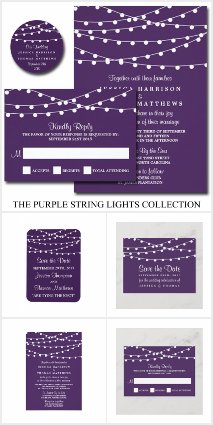 The Purple String Lights Collection