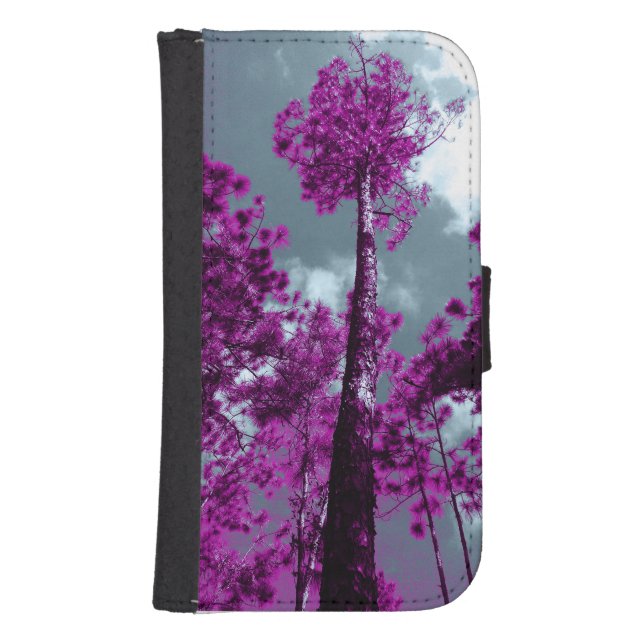 The Purple Tree  Samsung Galaxy Wallet Case (Front)
