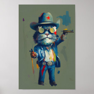 The Purrfect Sheriff: Meowdy, Cowboy Cat Sheriff Poster