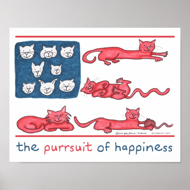 The Purrsuit of Happiness poster (Front)