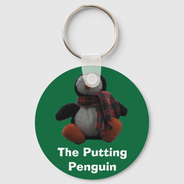 The Putting Penguin Keychain (Front)