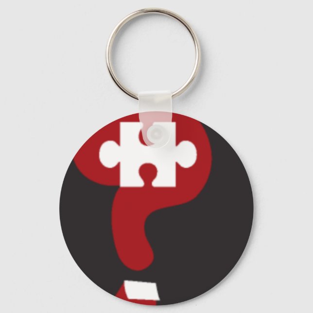 The Puzzle Hub Logo Keychain (Front)