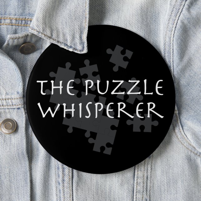 The Puzzle Whisperer Button (In Situ)