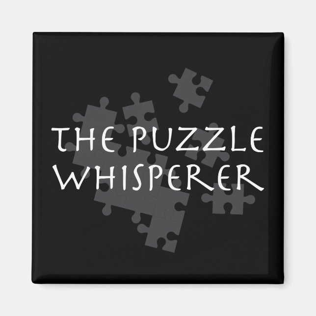 The Puzzle Whisperer Magnet (Front)