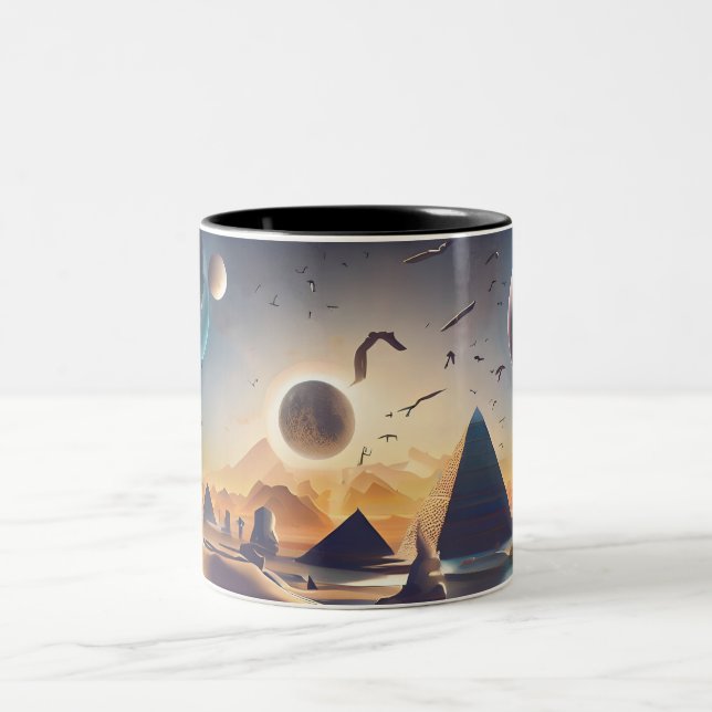 The Pyramid Two-Tone Coffee Mug (Center)