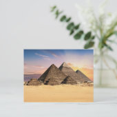 The Pyramids Egypt Bridal Shower Game Postcard (Standing Front)