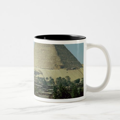 The Pyramids of Giza c2589_30 BC Old Kingdom Two_Tone Coffee Mug