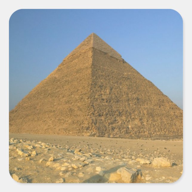 The Pyramids of Giza, which are alomost 5000 Square Sticker (Front)