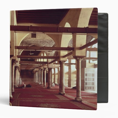 The Qibla Liwan of the Mosque of Al_Azhar 3 Ring Binder