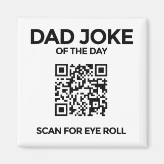 The QR Dad Joke Magnet