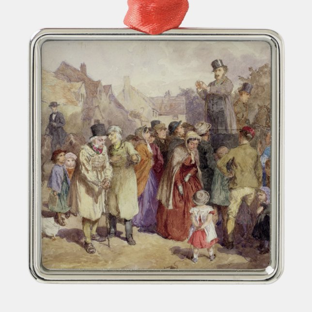 The Quack Doctor Metal Ornament (Front)