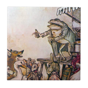 The Quack Frog Ceramic Tile