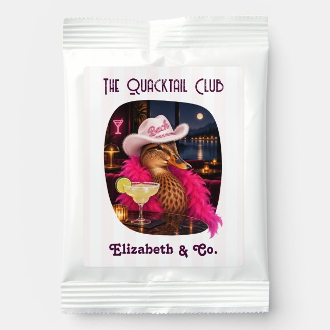 The Quacktail Club Mallard Lake Bachelorette Margarita Drink Mix (Front)