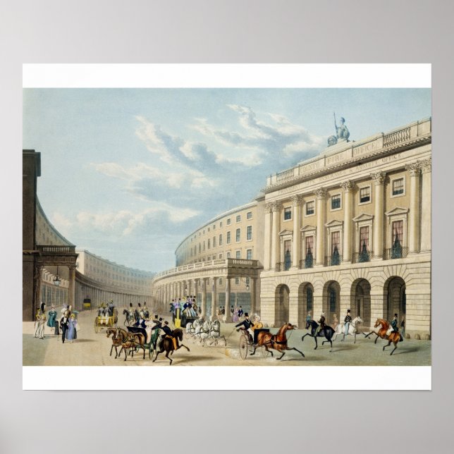 The Quadrant, Regent Street, from Piccadilly Circu Poster (Front)