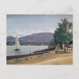 The Quai des Paquis, Geneva, c.1842 Postcard