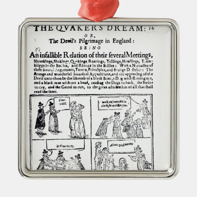 The Quakers Dream Metal Ornament (Front)
