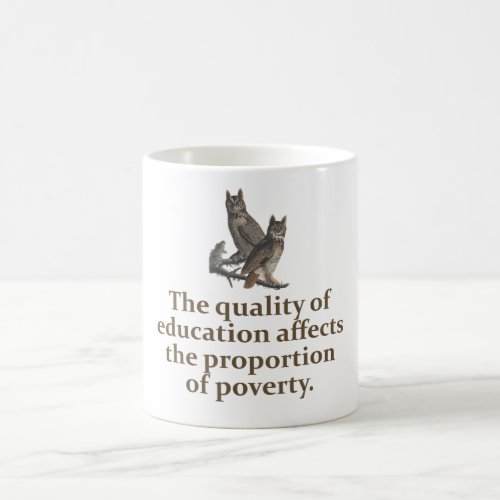 The Quality Of Education Affects _ Education Quote Coffee Mug