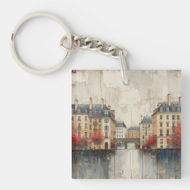 The Quarters Design 01  Keychain (Front)