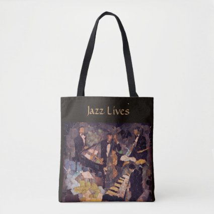 The Quartet - Jazz Music Lives Tote Bag