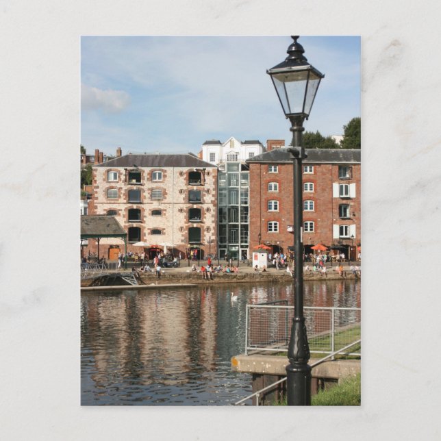 The Quay, Exeter, Devon, UK Postcard (Front)