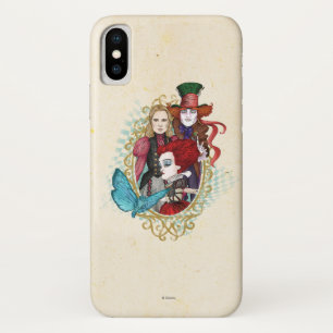 The Queen, Alice & Mad Hatter 3 iPhone X Case