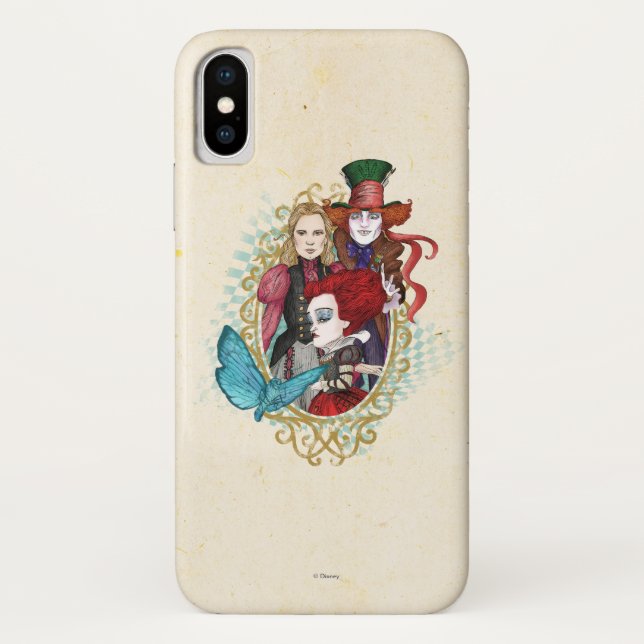 The Queen, Alice & Mad Hatter 3 Case-Mate iPhone Case (Back)