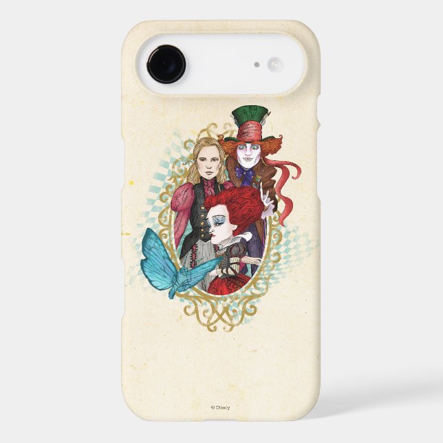 The Queen, Alice & Mad Hatter 3 Case-Mate iPhone Case (Back)