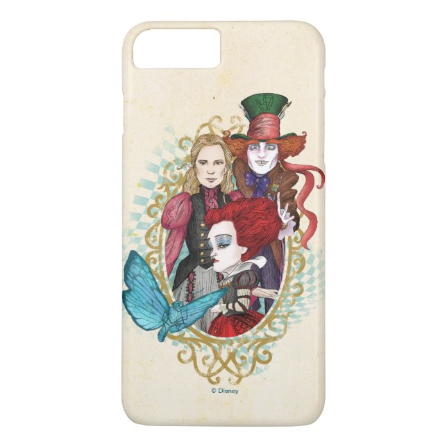 The Queen, Alice & Mad Hatter 3 Case-Mate iPhone Case (Back)
