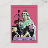 The Queen and The Hookah Business Card (Back)