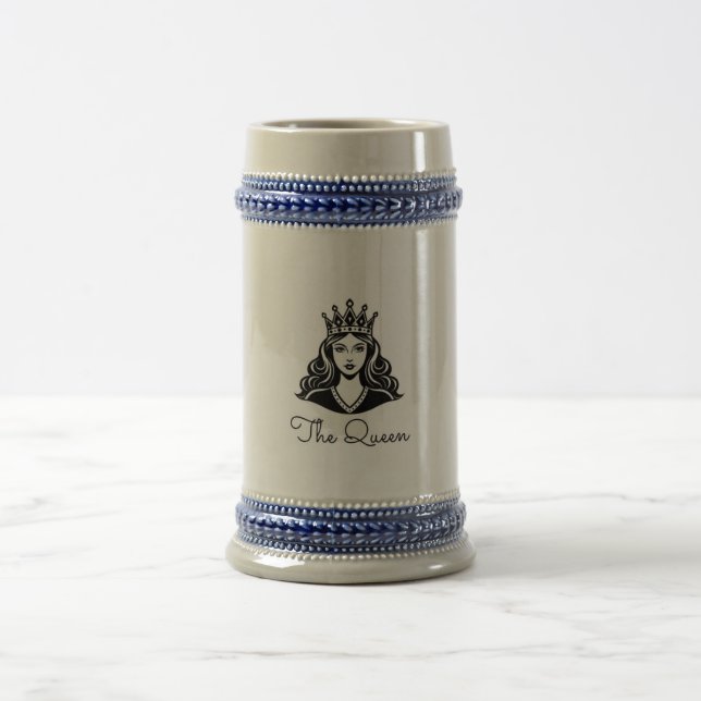  "THE QUEEN" BEER STEIN (Center)