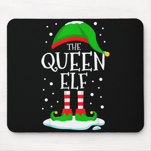 The Queen Elf Christmas Family Matching Xmas Women Mouse Pad (Front)