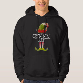 The Queen Elf Funny Christmas Gift Matching Family Hoodie