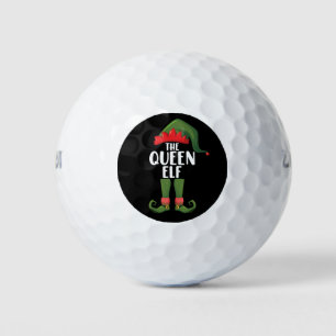 The Queen Elf Matching Family Christmas Women Golf Balls