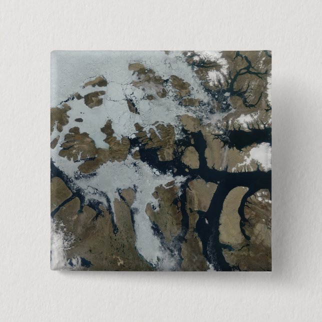 The Queen Elizabeth Islands Pinback Button (Front)