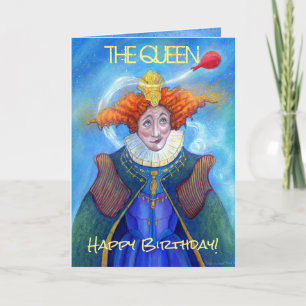 The Queen Happy Birthday Card, Card