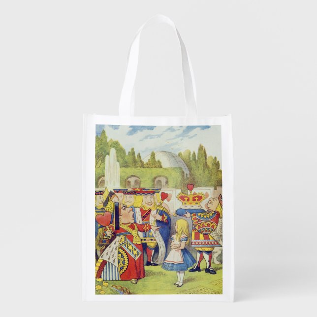 The Queen has come! And isn't she angry.' Grocery Bag (Front)
