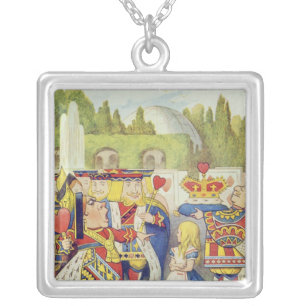 The Queen has come! And isn't she angry.' Silver Plated Necklace