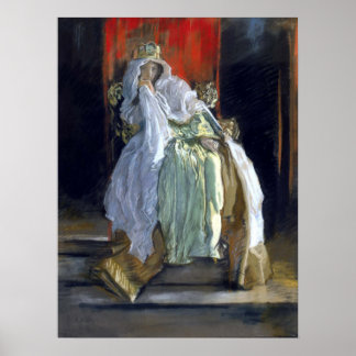 The Queen In "Hamlet" Poster