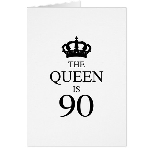 The Queen Is 90 Cards (Front)