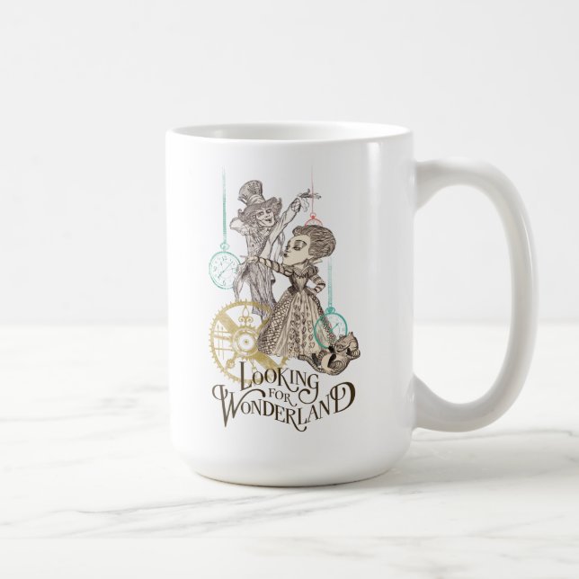The Queen & Mad Hatter | Looking for Wonderland 2 Coffee Mug (Right)