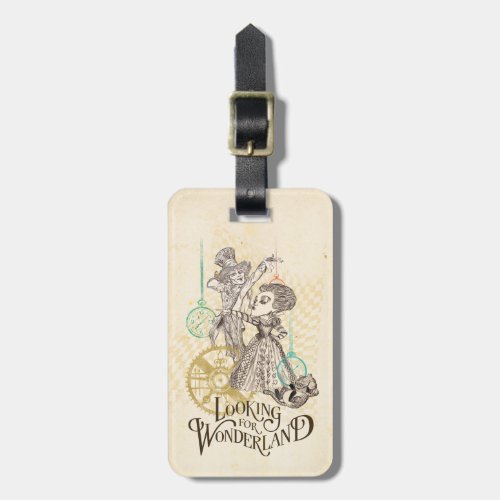 The Queen  Mad Hatter  Looking for Wonderland 3 Luggage Tag