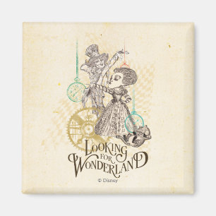 The Queen & Mad Hatter   Looking for Wonderland Magnet