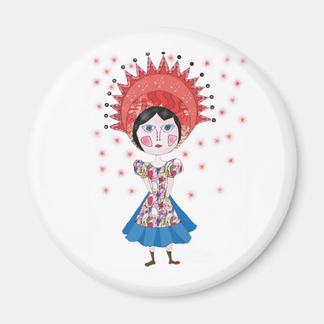 The queen magnet (Front)